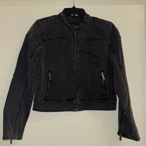 Women's Black Denim Jacket